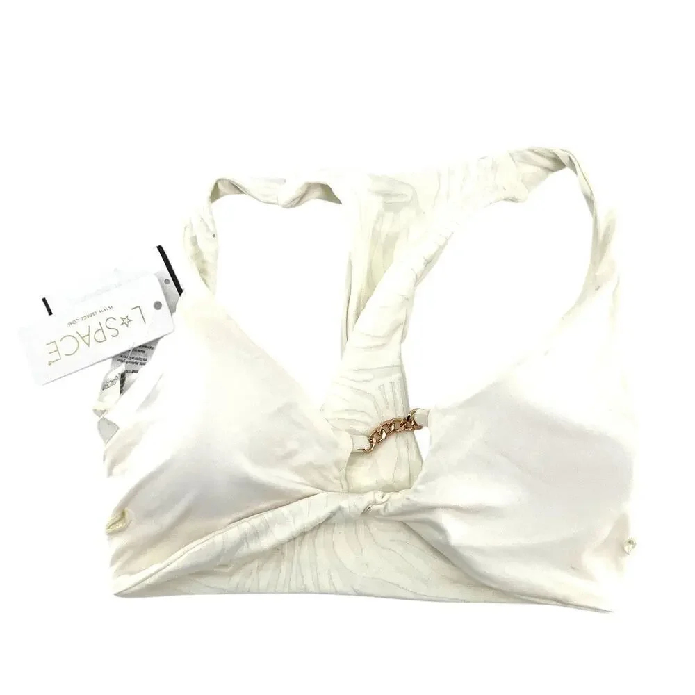 L*Space Jaylo Keyhole Bikini Top S